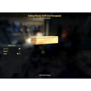 Gatling Plasma Swift Core Receptable