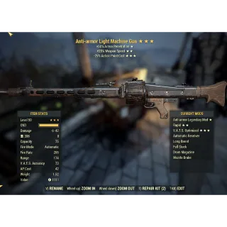 Anti-Armor Light Machine Gun 25%,25%