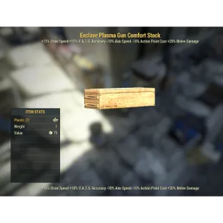 Enclave Plasma Gun Comfort Stock