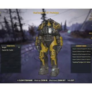 X-01 Vanguard's Cavalier Protoype Pa