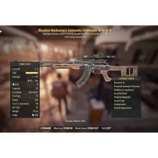 Bloodied Poisoners Handmade 4 Star 