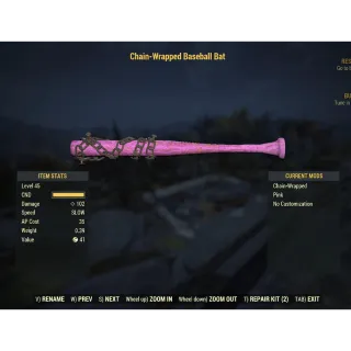 Pink Baseball Bat (Collector Item)