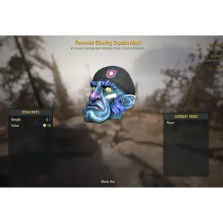 ( PS4 / PS5 ) Fasnacht Glowing Captain Mask