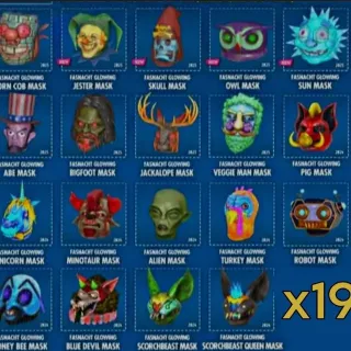 All 19 Glowing Fash Masks