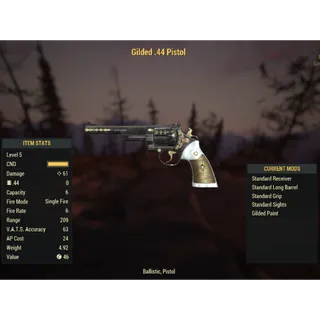 ( Xbox ) Gilded .44 Pistol 