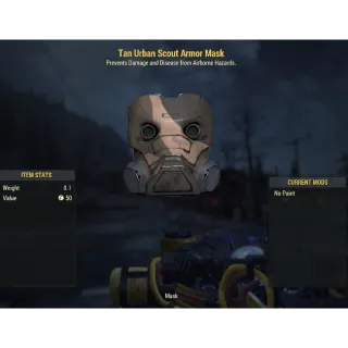 ( Xbox ) Tan Urban Scout Armor Mask