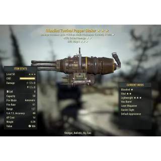 Bloodied Pepper Shaker (B, 50%, 90%)