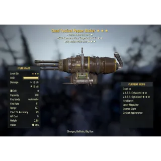 Quad Pepper Shaker (Quad, 50% Hit Chance, 35% Action Point Cost)