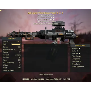 Anti-Armor Gauss Pistol (AA,50,15)