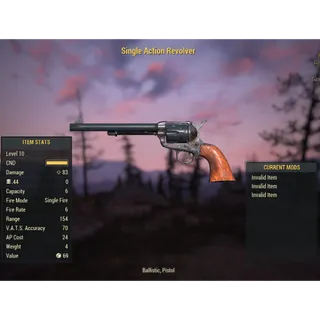 ( Xbox ) Nuclear Winter Single Action Revolver