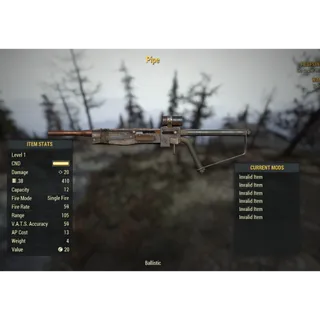 ( Xbox ) Nw Pipe Rifle Nuclear Winter