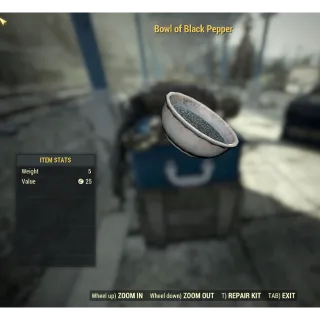 Bowl Of Black Pepper (Misc Item)