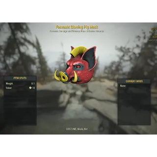 ( PS4 / PS5 ) Fasnacht Glowing Pig Mask