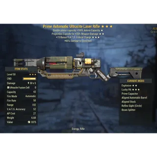 ( Xbox ) DE15 Ultracite Laser Rifle (Double Explosive)