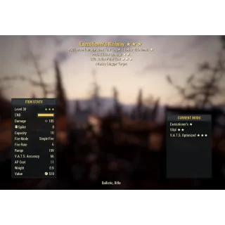 Executioner's Invisible Railway Rifle (Exe,50%,35%)