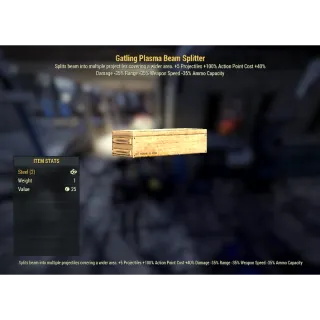 Gatling Plasma Beam Splitter