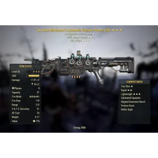 Two Shot Aligned Auto Enclave Rifle (Ts,25%,90%)