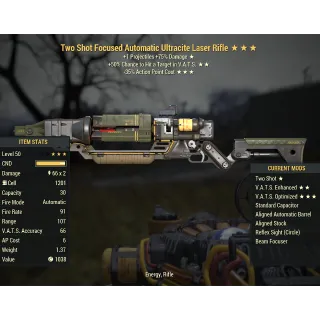 Two Shot Ultracite Laser Rifle