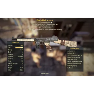 Elder's Mark (Anti-Armor, E, 35% AP)