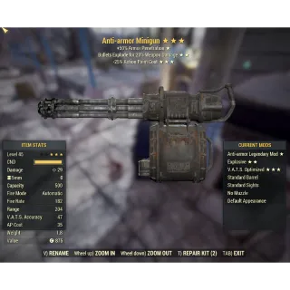 Anti-Armor Minigun (AA,E,25%)