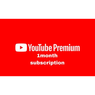 YouTube Premium 1 Months (New Individual Account) – Global | No Ads | Instant Access