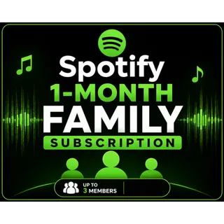 1-month Spotify Family & Individual Subscription
