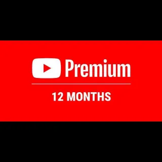 12 Months – YouTube Premium Subscription (Annual Plan)