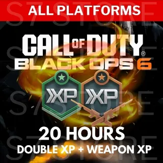 CALL OF DUTY BLACK OPS 6 + 20 HOURS DOUBLE XP + 20 HOURS WEAPON XP / ALL PLATFORMS