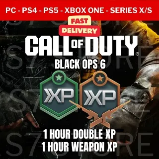 CALL OF DUTY BLACK OPS 6 - 1 HOUR DOUBLE XP + WEAPON XP ⚡