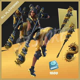 fortnite - goldenbane guardian pack