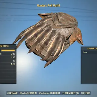 Hunter's pelt outfit