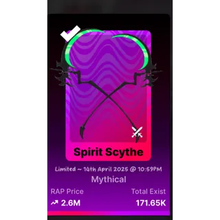 SPIRIT SCYTHE  X2 DUAL WEILD (2.6M)