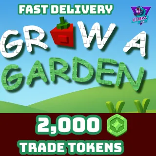 Grow A Garden: 2000 Trade Tokens