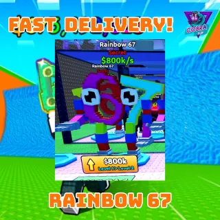 Escape Tsunami For Brainrots - Rainbow 67