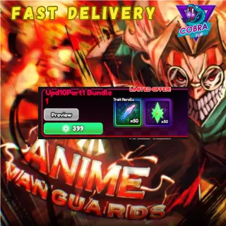 Anime Vanguards: Upd10Part1 Bundle 1