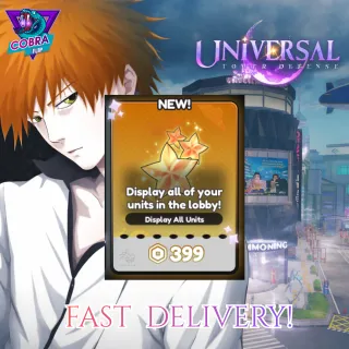 Universal Tower Defense: Display All Units