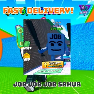 Escape Tsunami For Brainrots - Job Job Job Sahur