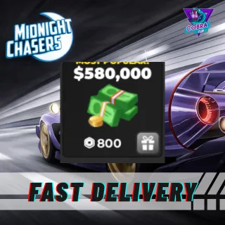Midnight Chasers - Highway Racing: 580,000 cash