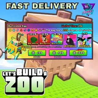 Build a Zoo: Bumblebee Egg - 50 Pack