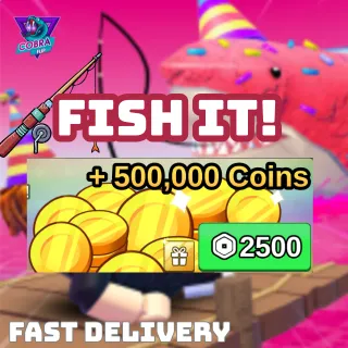  Fish It: +500,000 Coins