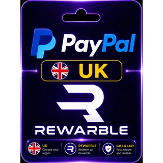 Rewarble PayPal UK 20 GBP