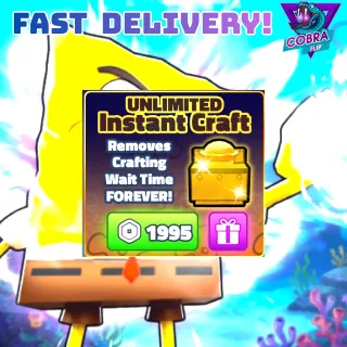 spongebob tower defense: Unlimited instant craft
