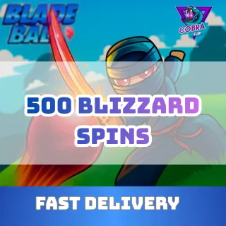 Blade Ball: 500 Blizzard Spins