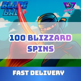 Blade Ball: 100 Blizzard Spins