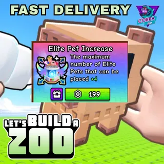Build a Zoo: Elite Pet Increase