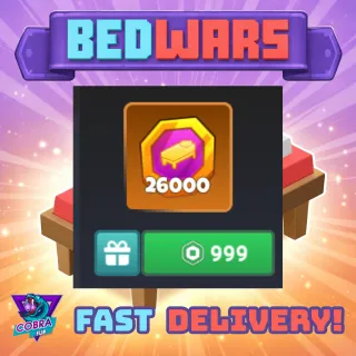 BedWars: 26,000 Bed Coins (x2)