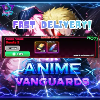 Anime Vanguards: Xmas Value Bundle 3 (own 2 per player)