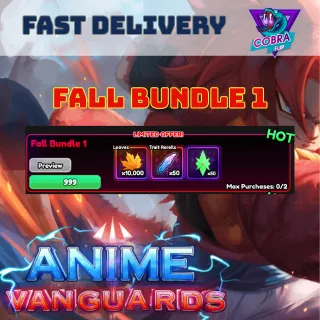 Anime Vanguards: Fall Bundle 1 (2 uses per player)