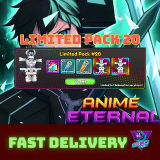 Anime Eternal: Limited Pack #20 (LIMITED TO 1 USE PER)