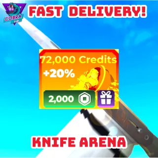 Knife Arena: 72,000 Credits
